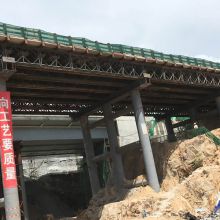 中铁二十三局深圳梅观高速临时改道栈桥2